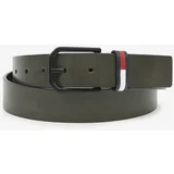 Tommy Jeans Flag Belt 3.5 Pas Zelena