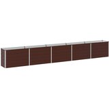  Povišeni vrtni krevet Smeđa 400 x 40 x 55 cm | shoptok.hr