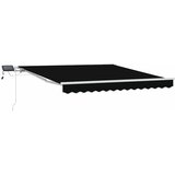  Skrovita tenda Crna 300 x 250 cm Tkanina i čelik | Eponuda.ba