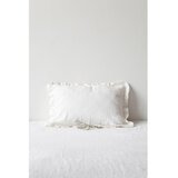 Linen Tales Bela lanena prevleka za okrasno blazino, 50 x 60 cm Cene