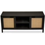 Premier Housewares Crna TV komoda 120x52x38 cm Sherman – | shoptok.hr
