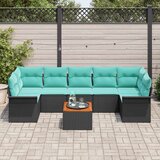  Sjedeća garnitura za vrt 8 kom. 7-Broj sjedala 298 x 132,5 x 69 cm | shoptok.hr