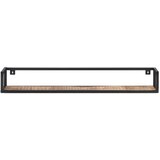  Zidne police 2 kom 120 cm od grubog drva manga | shoptok.hr