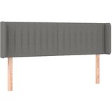Maison Chic vzglavna omarica - nočna omarica - posteljna omarica z ušesi temno sivo 147x16x78/88 cm blago, (21708991) Cene