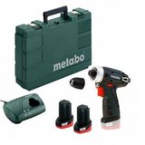 Metabo powermaxx bs basic Set12V/2x20Ah lipower aku bušilica zavrtač u koferu sa priborom | ePonuda.com