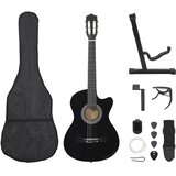  12-dijelni set klasične gitare Western sa 6 žica crni 38 " Cijene