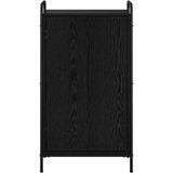  Ormar za cipele 51 x 36 5 x 93 cm Konstruirano drvo Crni hrast - Crni hrast 51 x 36 5 x 93 cm 4 etaže s vratima | shoptok.hr