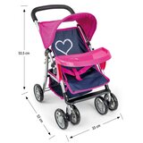 Milly Mally dječja kolica za lutke Kate roza | shoptok.hr