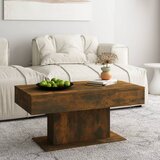  Stolić za kavu dimljeni hrast 96 x 50 x 45 cm konstruirano drvo | shoptok.hr