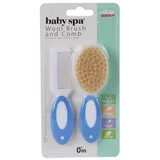 BABY SPA četka i češalj plava