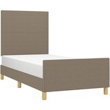  Okvir za krevet bez madraca smeđesivi 90x200cm od tkanine | shoptok.hr