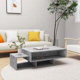 vidaXL Klubska mizica betonsko siva 105x55x32 cm iverna plošča Cene