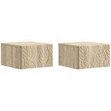 vidaXL Stenski nočni omarici 2 pcs Sonoma hrast 49 x 34,5 x 20 cm, (5000247487) | Shoptok.si