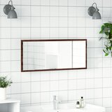  LED kupaonsko ogledalo smeđi hrast 100x8,5x37 cm | shoptok.hr