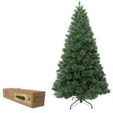 Veštačka jelka 240 cm, zelena sa postoljem