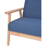  3-dijelni set sofa od tkanine plavi | shoptok.hr
