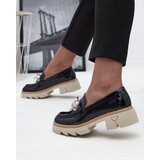 Resti Lacquered black moccasins for women Geloppa - Footwear | ePonuda.com