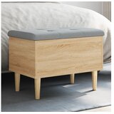 vidaXL Klupa za pohranu boja hrasta 62x42x46 cm od konstruiranog drva - Sonoma hrast 62 x 42 x 46 cm | shoptok.hr