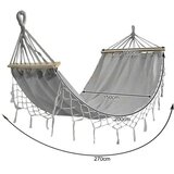 Gardlov XXL viseča mreža za 2 osebi 270 cm | Nosilnost 250 kg z lesenimi prečkami | Shoptok.si