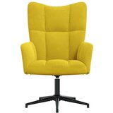 Stolica za opuštanje boja senfa baršunasta | shoptok.hr