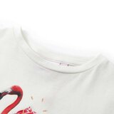 Dječja majica prljavo bijela boja 104 | shoptok.hr