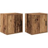  Garažni zidni ormarići 2 kom boja drva od konstruiranog drva | shoptok.hr