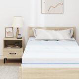 vidaXL Vzmetnice Bela 90 x 190 cm 100% poliestrska žakardna tkanina | Shoptok.si
