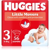 Huggies Little Movers Ultra Comfort jednokratne pelene Jumbo 4 - 9 kg 56 kg | shoptok.hr