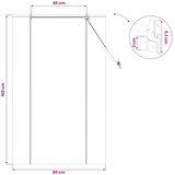 Rolo zavjesa Smeđa 80 x 160 cm Bambus | shoptok.hr