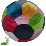 lazy bag lopta šarena - mogućnost personalizacije - bez veza, obim 230cm - do 5 godina