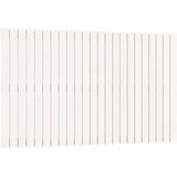 Maison Chic stensko posteljno vzglavje - vzglavna omarica - nočna omarica belo 147x3x90 cm trdna borovina, (21706967) | Shoptok.si