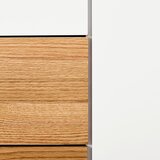 MID.YOU OMARA ZA ČEVLJE masivno bela, barve hrasta | Shoptok.si
