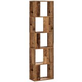 Maison Chic Knjižna omara - Knjižni regal 5-nadstropna starinski les 45x23,5x162,5 cm, (21725274) Cene