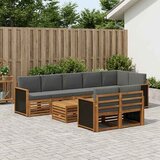  Setovi sofa Čvrsto drvo akacije | shoptok.hr