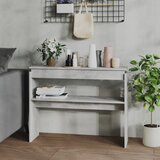 Maison Chic konzolna miza - miza ob steni betonsko siva 102x30x80 cm iverna plošča, (21786143) | Shoptok.si