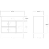 Hanah home cipelarnik furnas oak | ePonuda.com