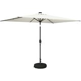  Suncobran za vrt s LED svjetlima i postoljem 200 x 300 cm | Shoptok.si
