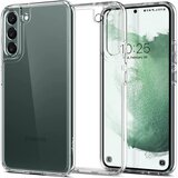 Spigen Ovitek za Samsung Galaxy S22, trda hrbtna stran in anti-rumeni silikonski robovi - prozoren, (20715202) | Shoptok.si