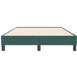 Box spring postelja brez vzmetnico temno zelena 120x210cm žamet, (21790911) | Shoptok.si