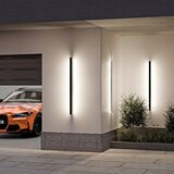  LED spolja&amp;scaron;nje zidno svetlo LED/30W/230V 100 cm IP65 crno Slike