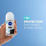 Nivea Black & White Invisible Pure 72h roll-on antiperspirant 50 ml za ženske | Shoptok.si