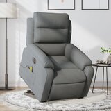 The Living Store Električni masažni naslanjač s funkcijo vstajanja temno siv - Električni Masažni Naslanjač S Funkcijo Vstajanja, (21572696) | Shoptok.si