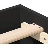  Okvir za krevet crni 150x200 cm konstruirano drvo | shoptok.hr
