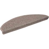  Prostirke za stepenice 15 kom 65x21x4 cm tamno bež poluokrugle velike | shoptok.hr