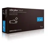 Jednokratne rukavice od nitrila nitrylex black crne bez pudera 100 kom veličina l