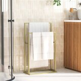  Samostojeći stalak za ručnike zlatni 48 x 24 x 78,5 cm željezni | shoptok.hr