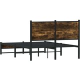 Metalni okvir kreveta s uzglavljem boja hrasta 120 x 190 cm | shoptok.hr