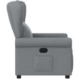  Naslonjač od tkanine svjetlosivi | shoptok.hr