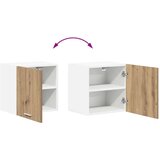 vidaXL Viseča omarica Riga 2 pcs Artisan hrast in bela 40 x 31 x 40 cm | Shoptok.si