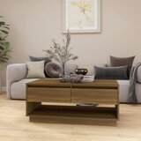  Stolić za kavu boja hrasta 102,5 x 55 x 44 cm konstruirano drvo | shoptok.hr